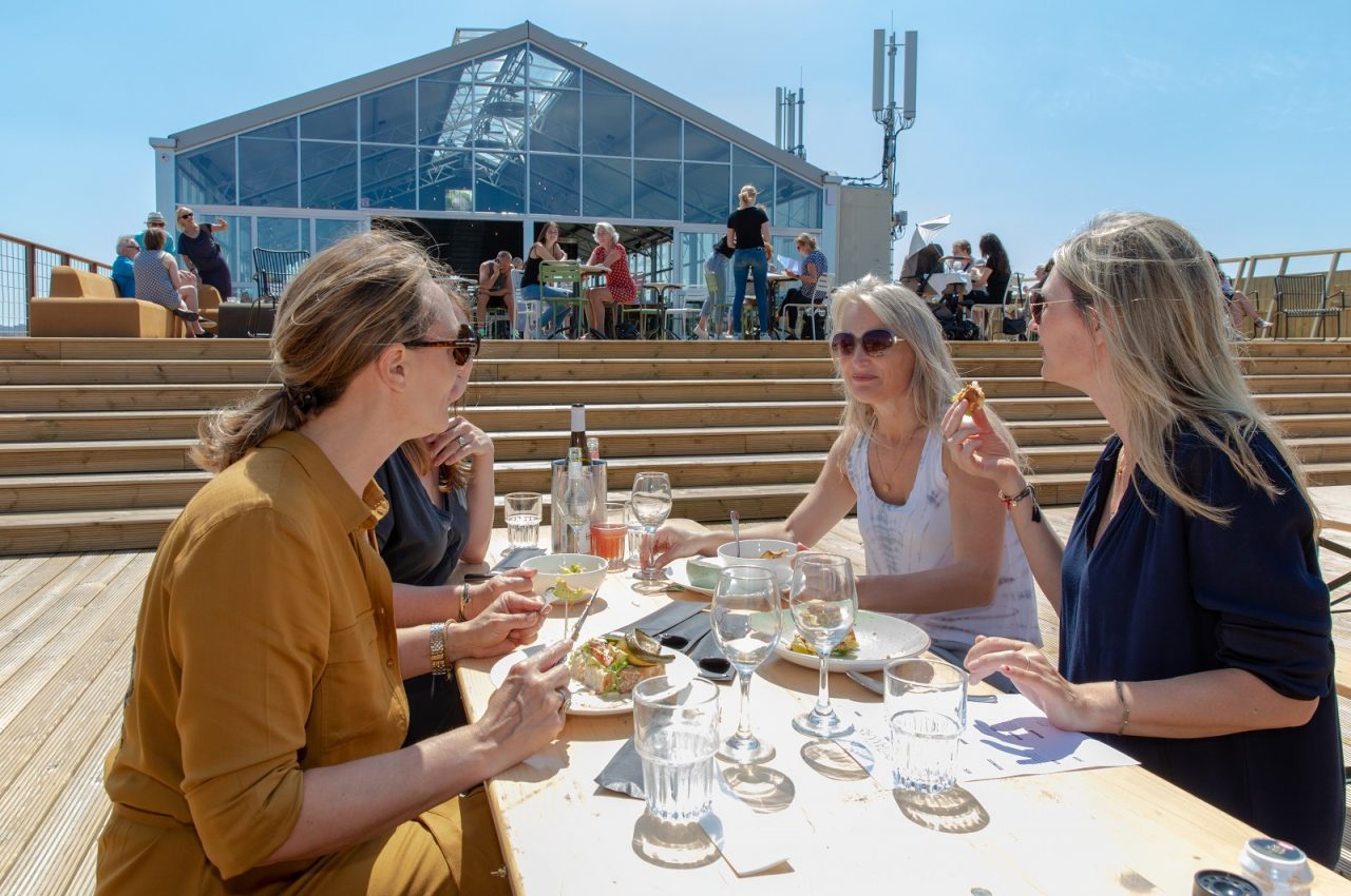 Modern Rooftop Dining